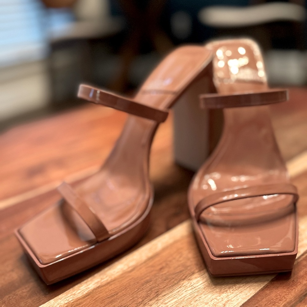 Jeffrey Campbell Platform Blush Patent Heel